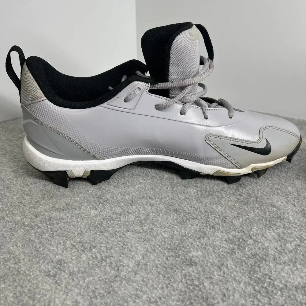 Nike Force Trout 9 Keystone Men’s Cleats Size 10 Pewter/Black-Wolf Grey PreOwned